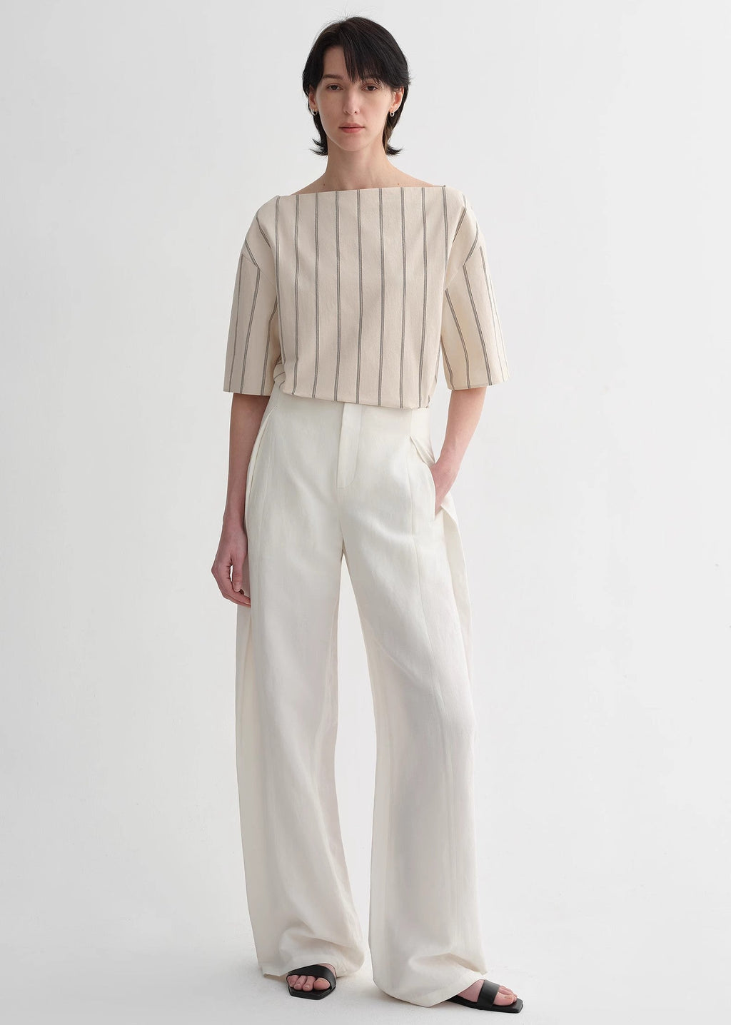 Relaxed Cotton, Short-Sleeved Shirt