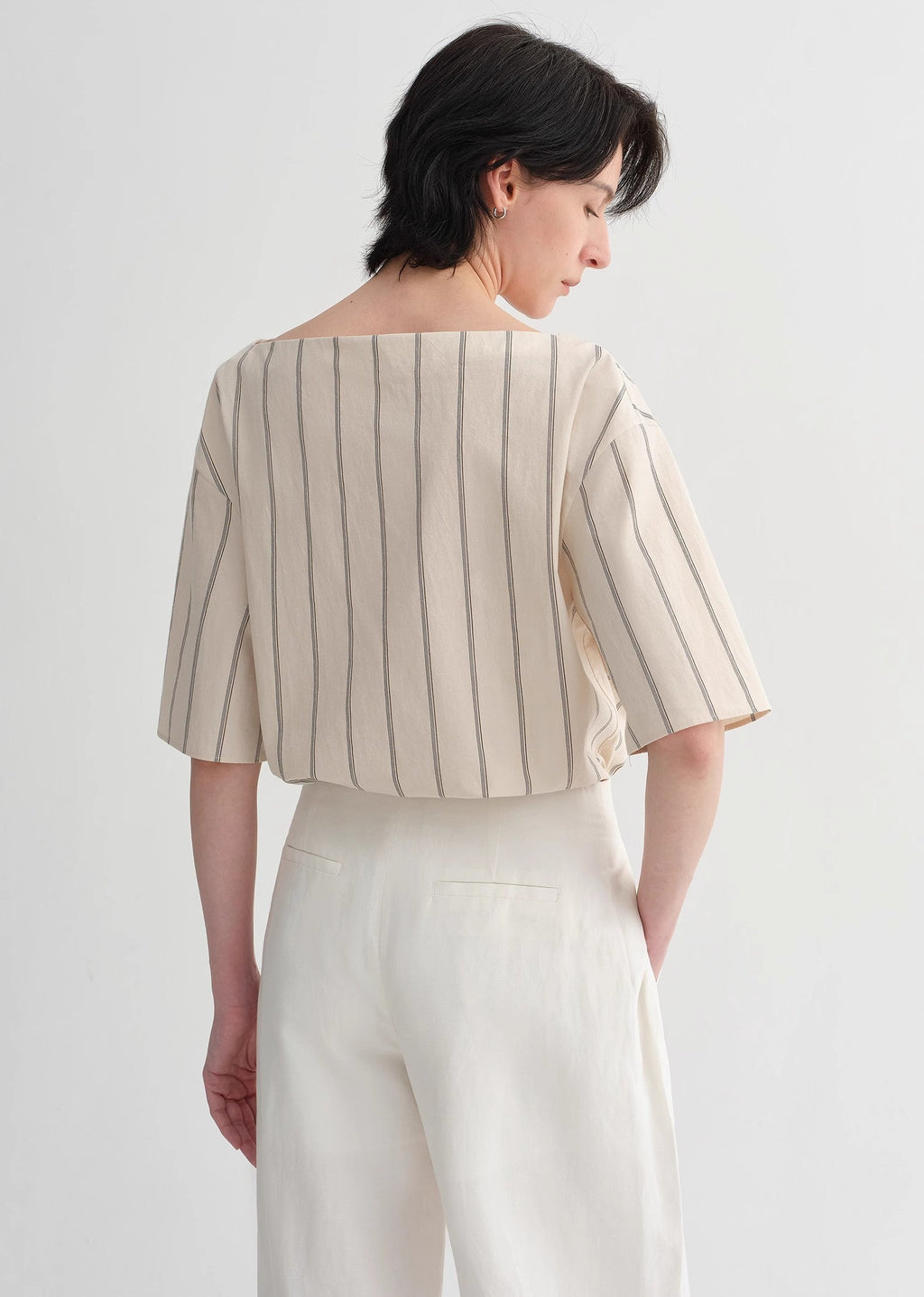 Relaxed Cotton, Short-Sleeved Shirt