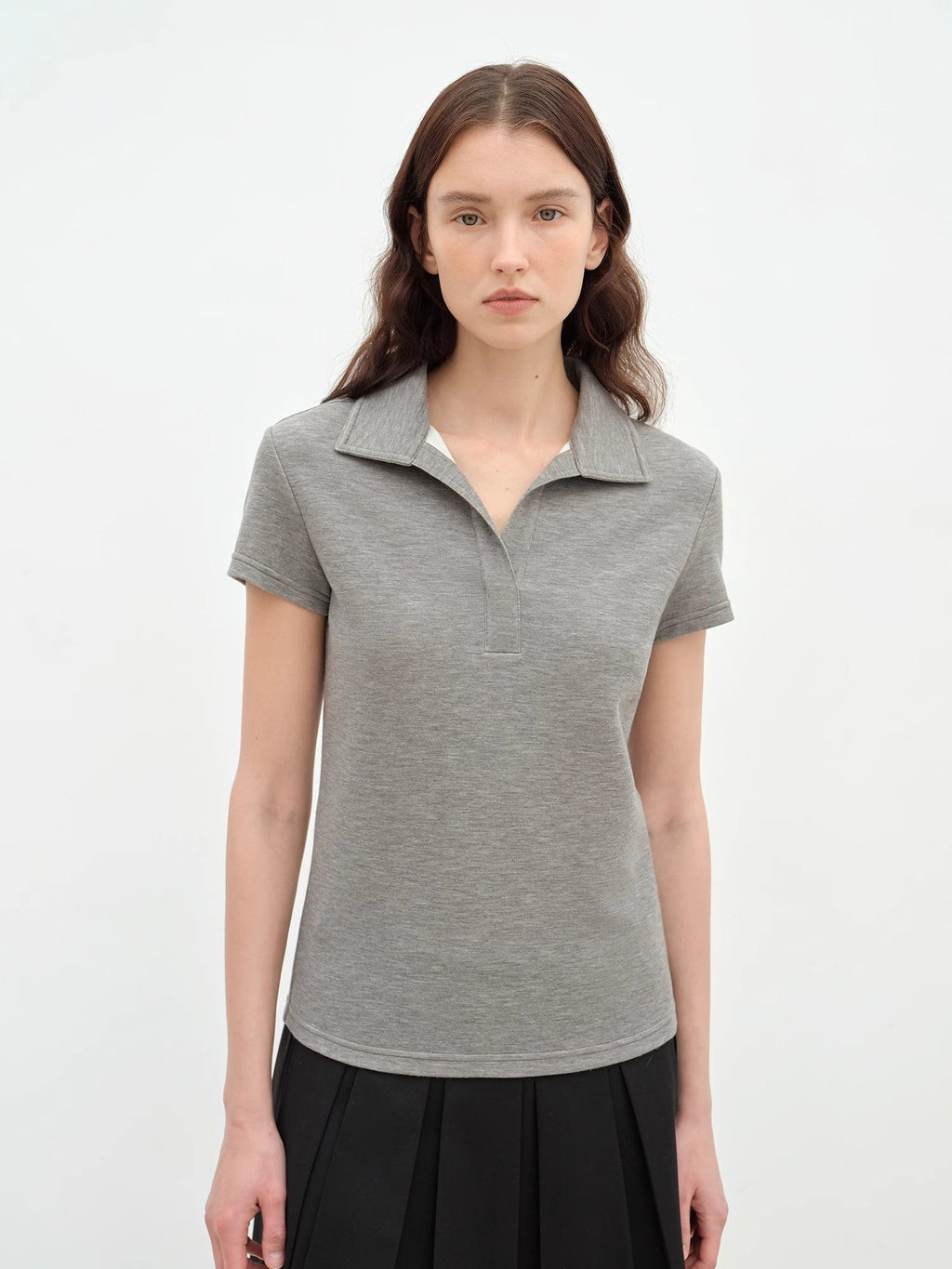 Lapel Blazer Top