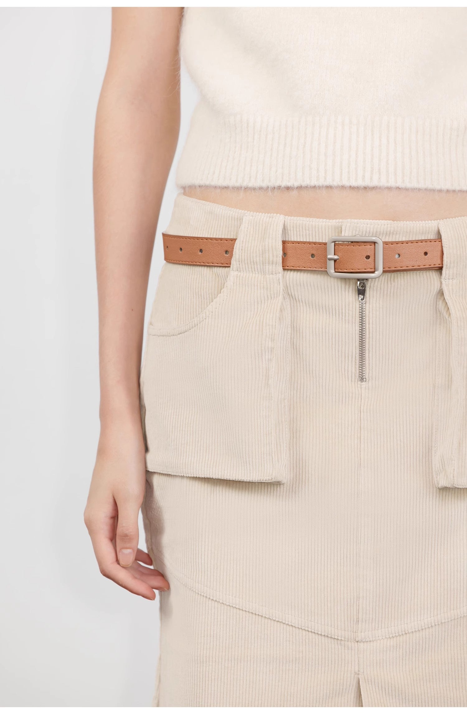 Retro Corduroy Skirt