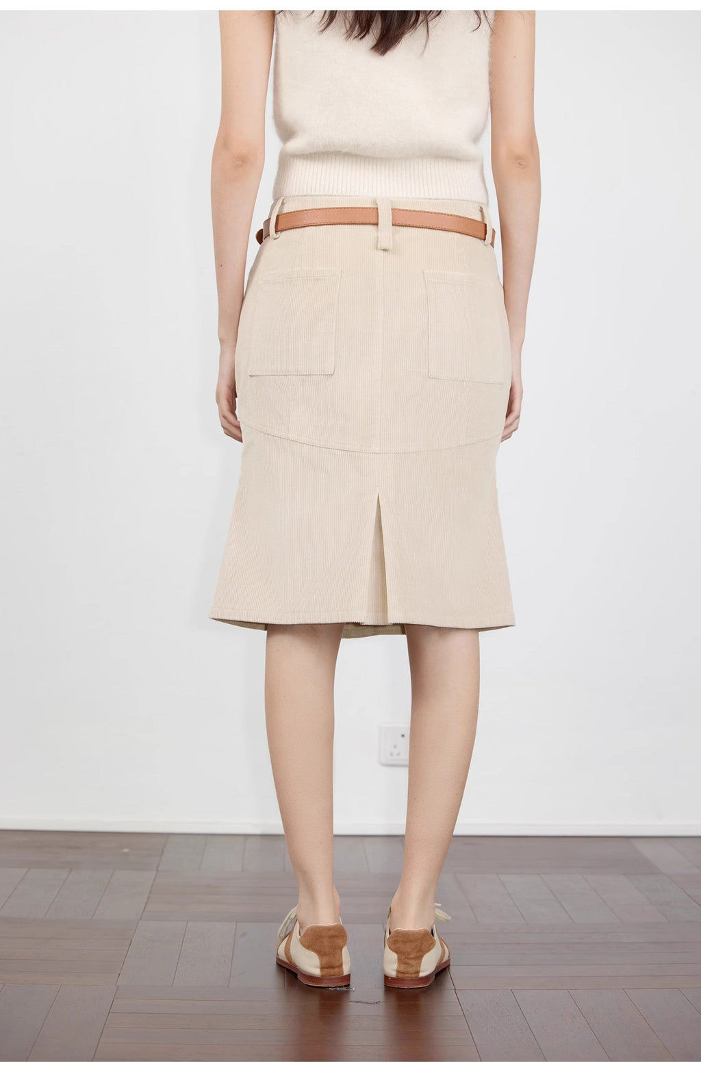Retro Corduroy Skirt