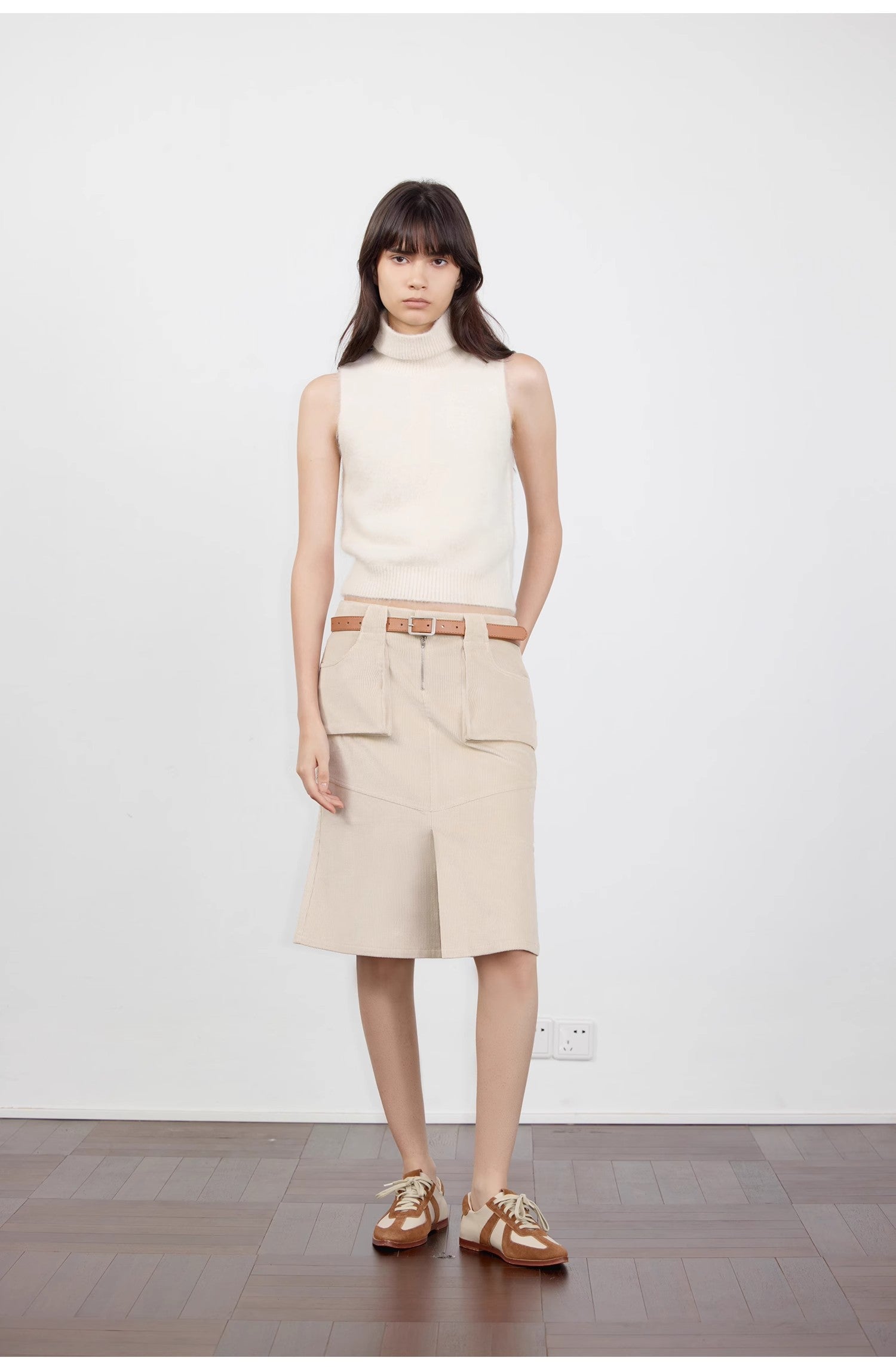 Retro Corduroy Skirt