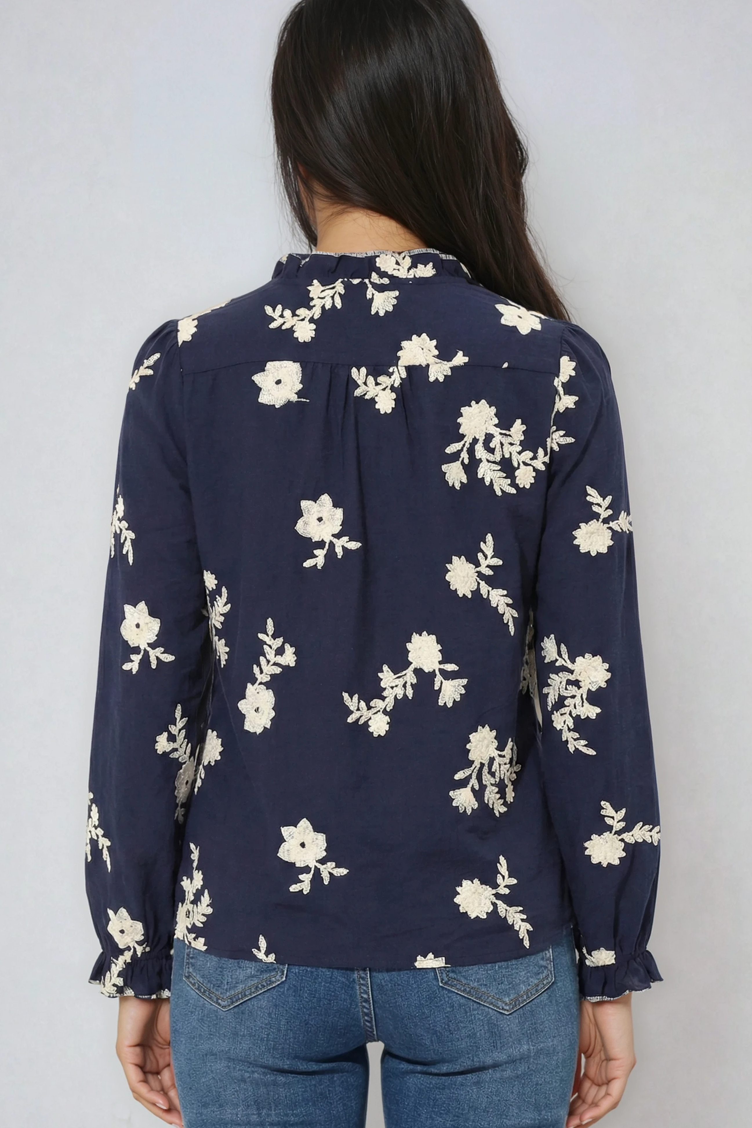 Floral Embroidered Top