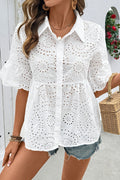 Ruffle Trim Top